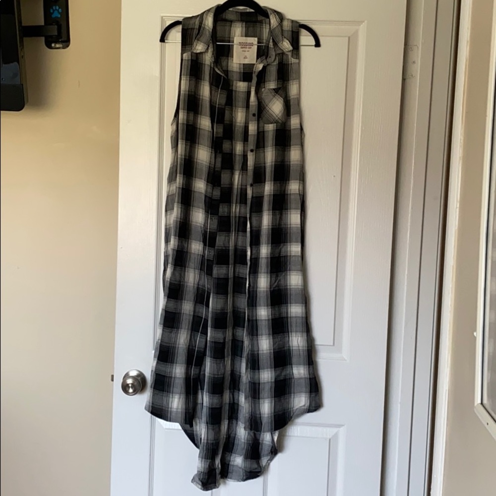 Mossimo plaid duster/dress